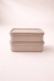 Hermia Juego de 6 Cajas de Almacenamiento Gris BU0055